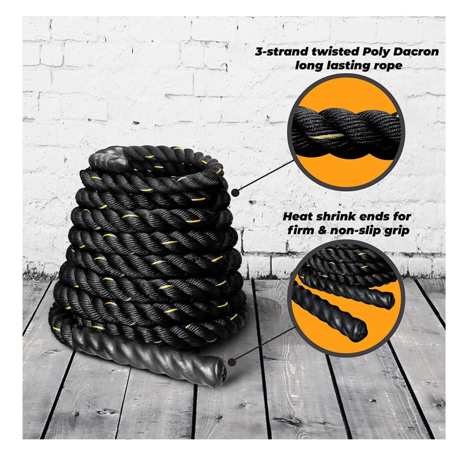 Cuerda Crossfit Battle Rope 50 Mm X 9 M-2