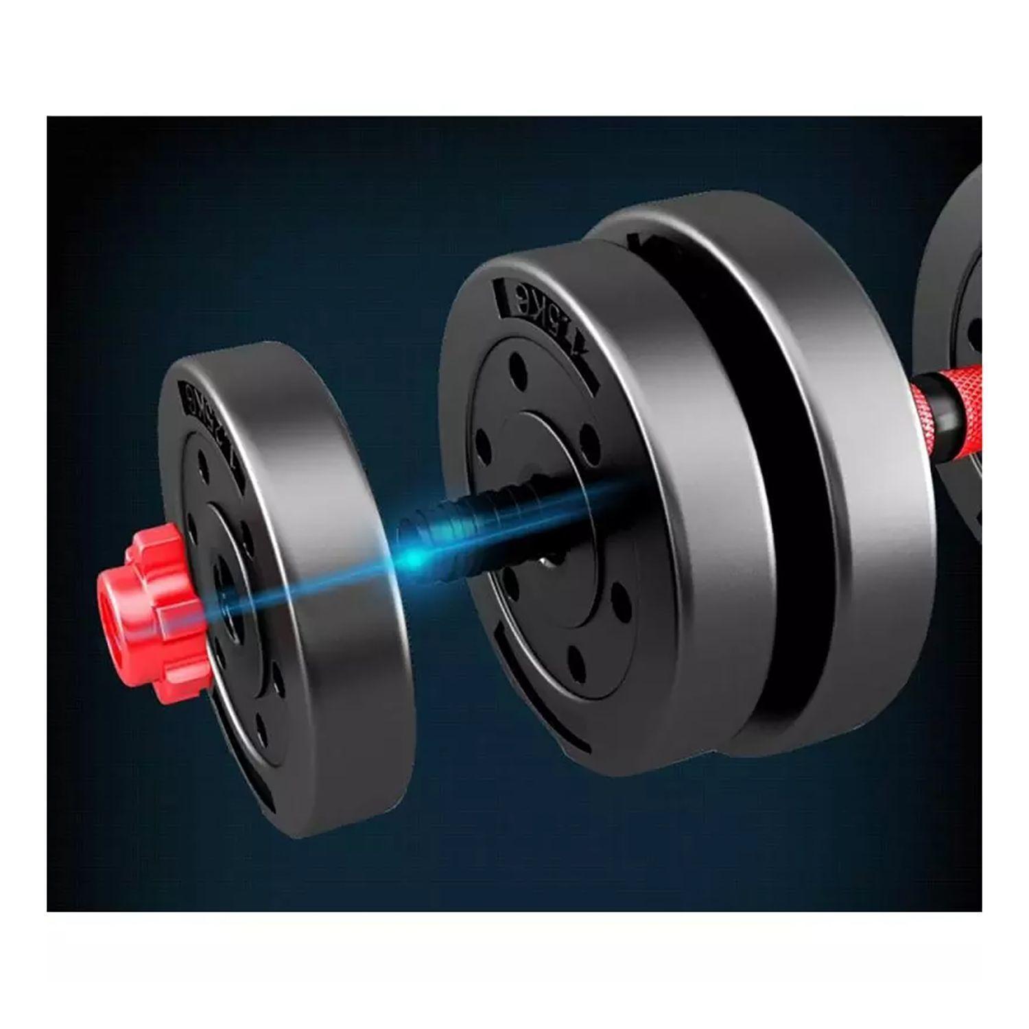 Mancuernas 40 Kg  Ajustables Set Completo Rusa kettlebell-2