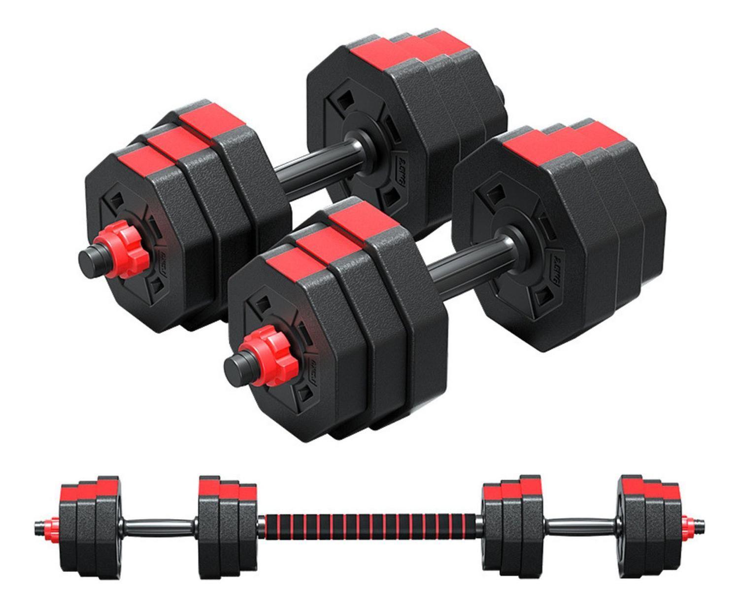 Set Mancuernas Barra Ajustables 20 Kg-3
