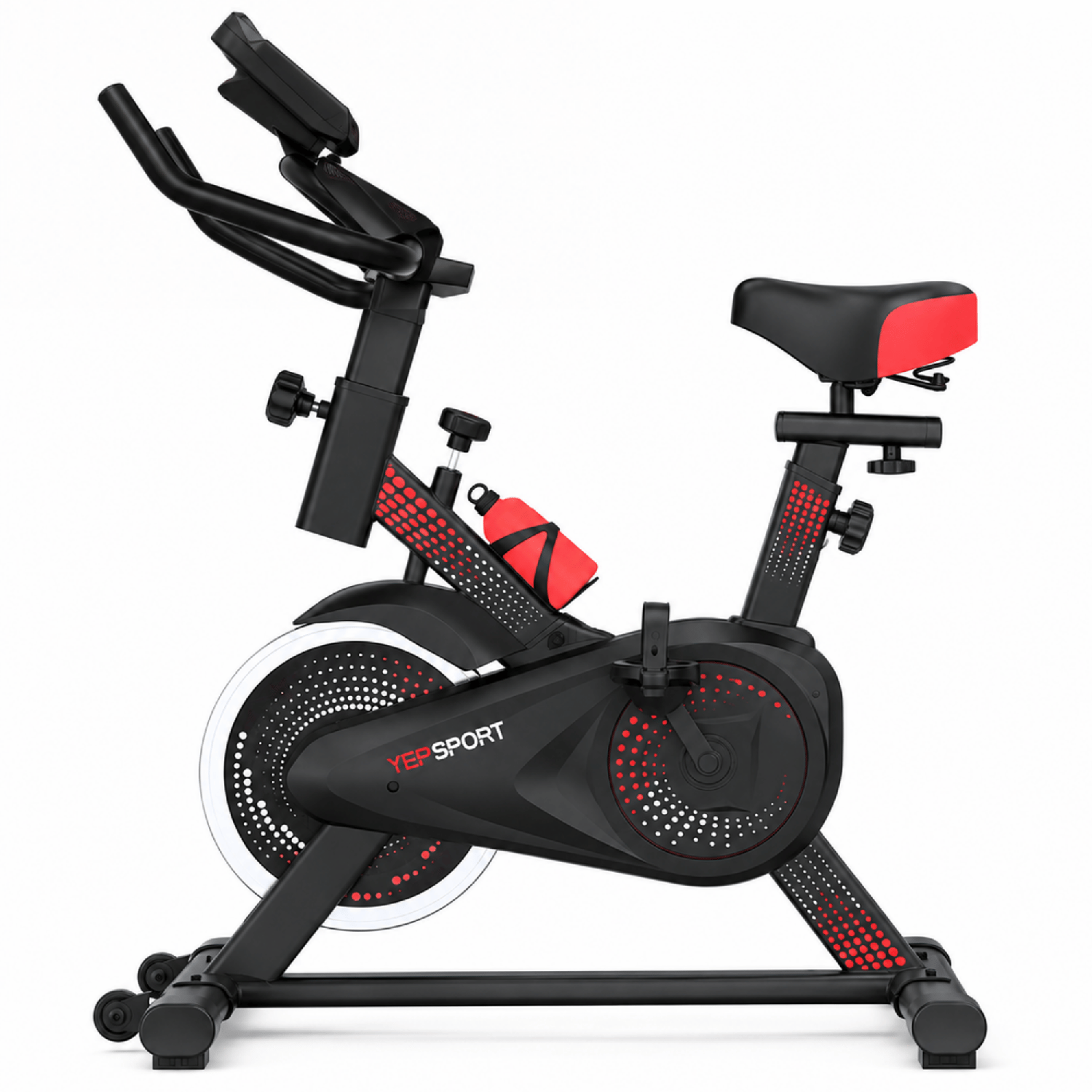 Bicicleta Spinning Yepsport Redpoint Con Botella-1