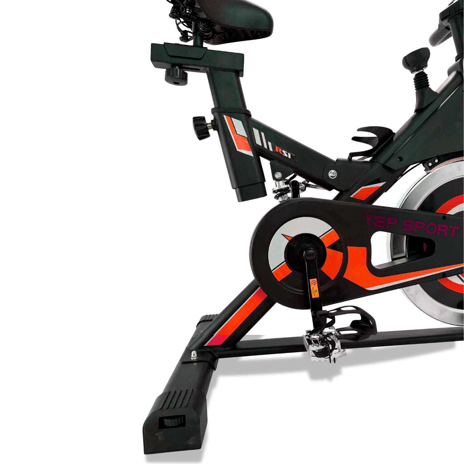 Bicicleta Spinning Anti shock Pro 14 KG Disco 1016-4Red-8