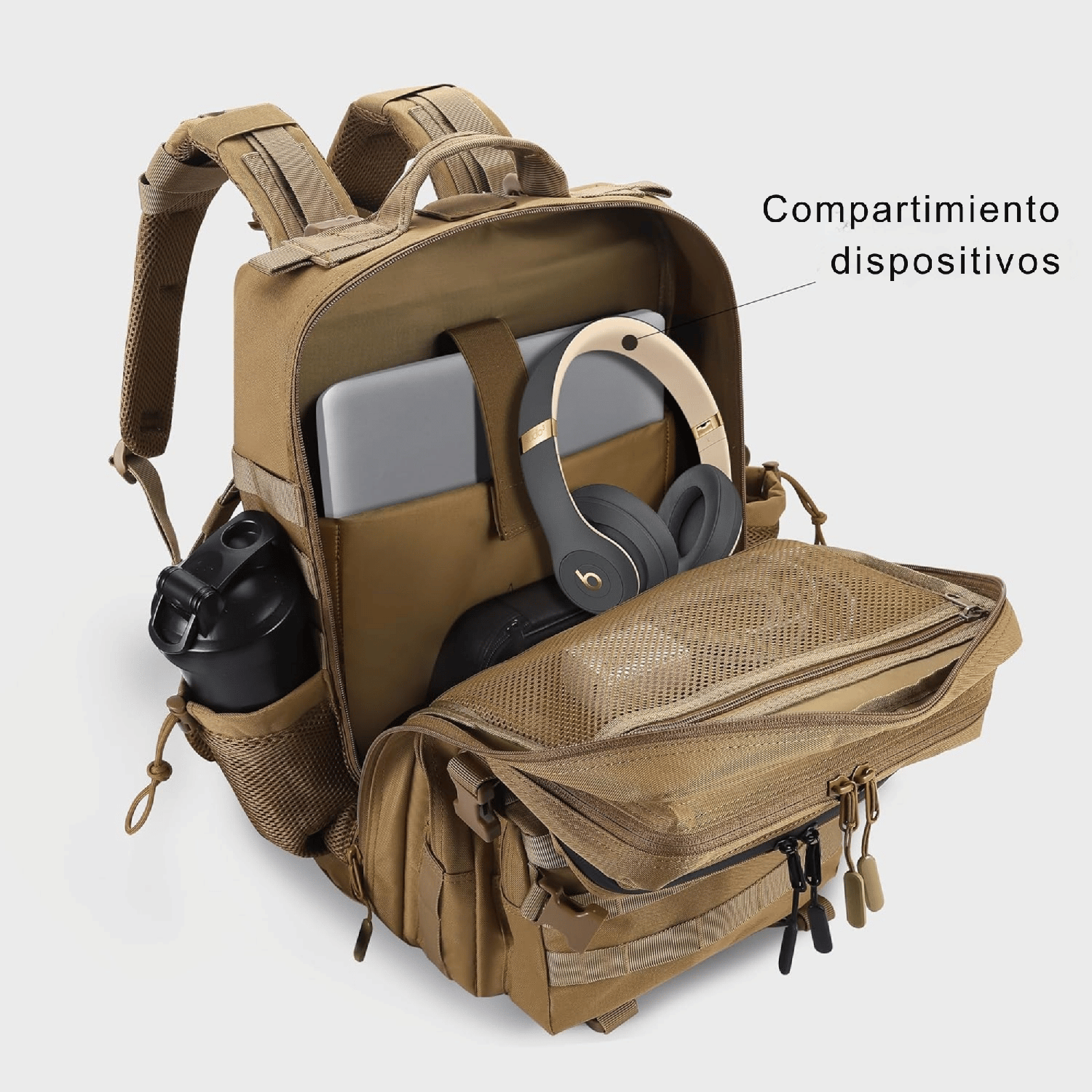 Mochila Tactica 50l Militar Multiusos Camping Notebook-4