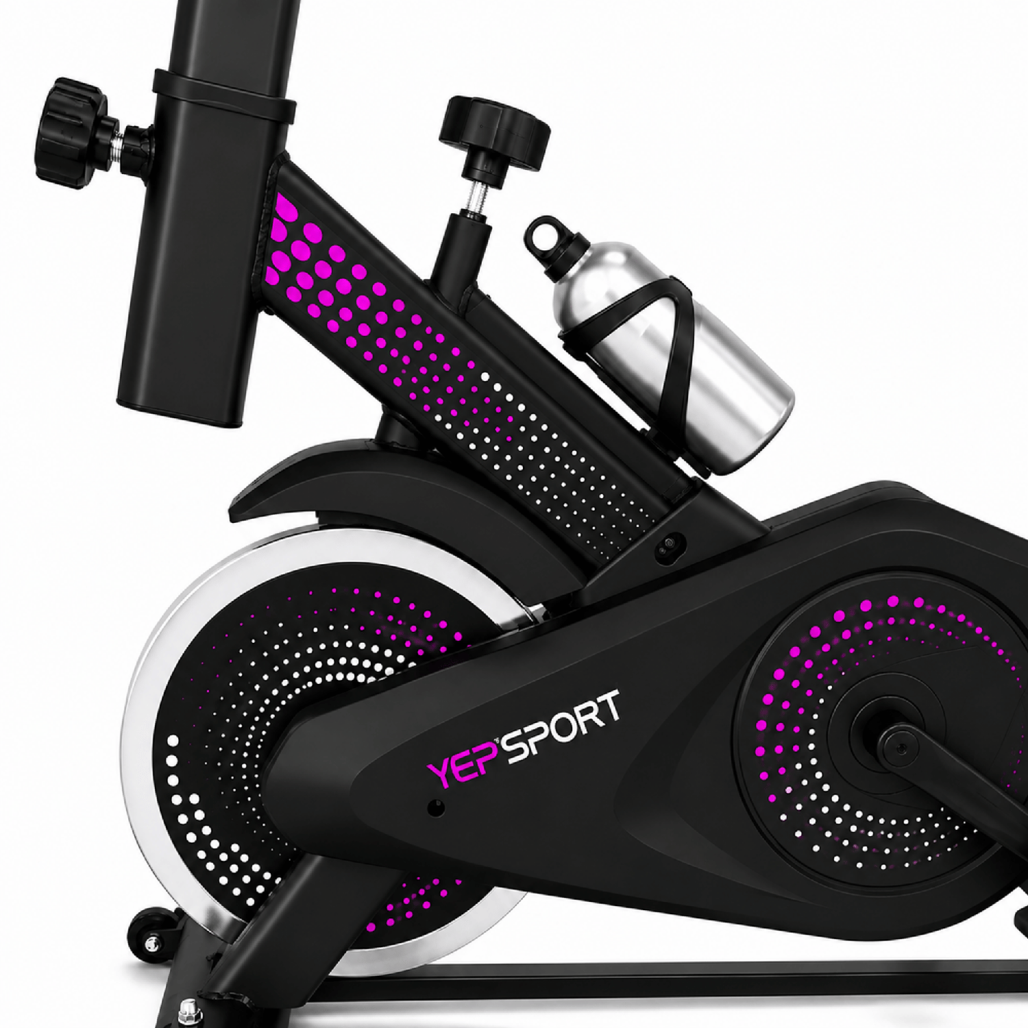 Bicicleta Spinning Yepsport Pinkpoint Con Botella-5