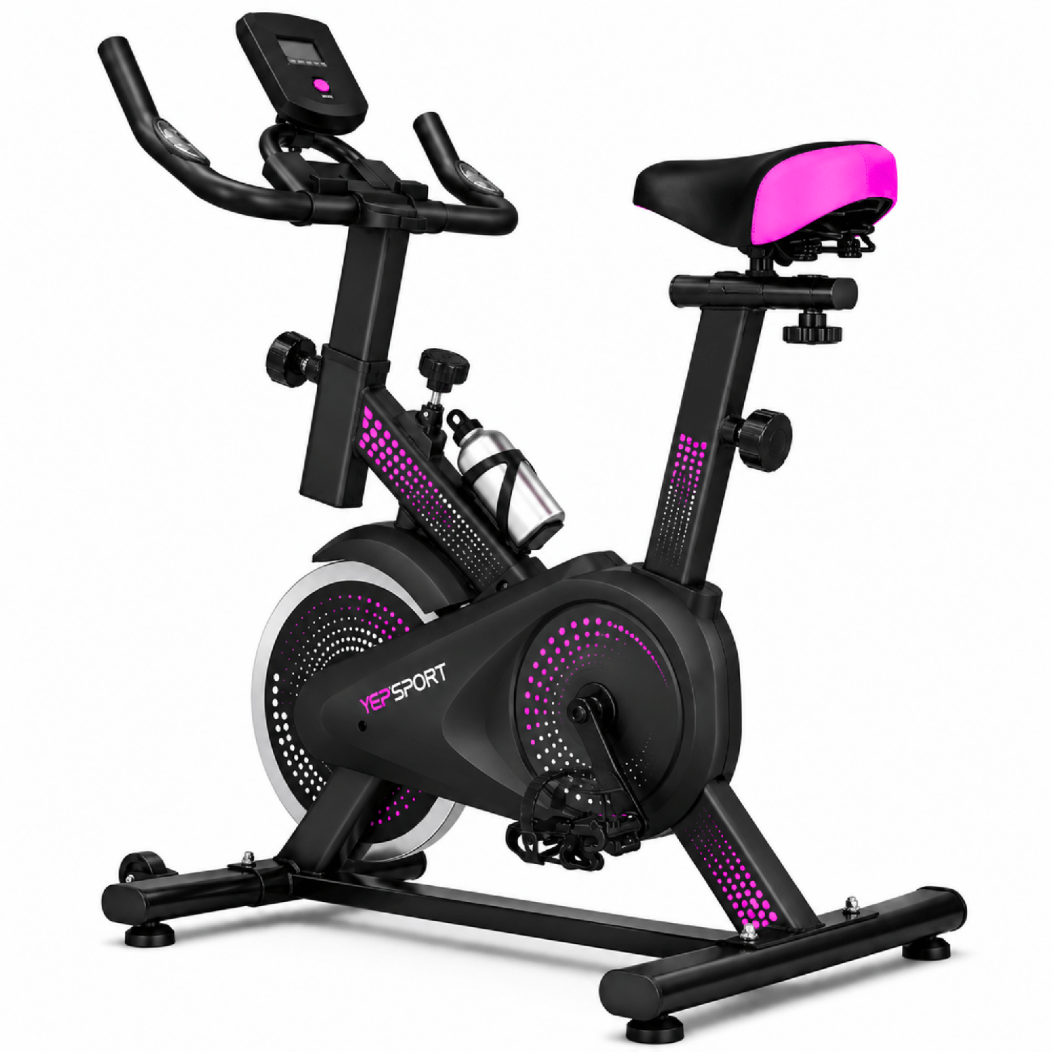 Bicicleta Spinning Yepsport Pinkpoint Con Botella-6