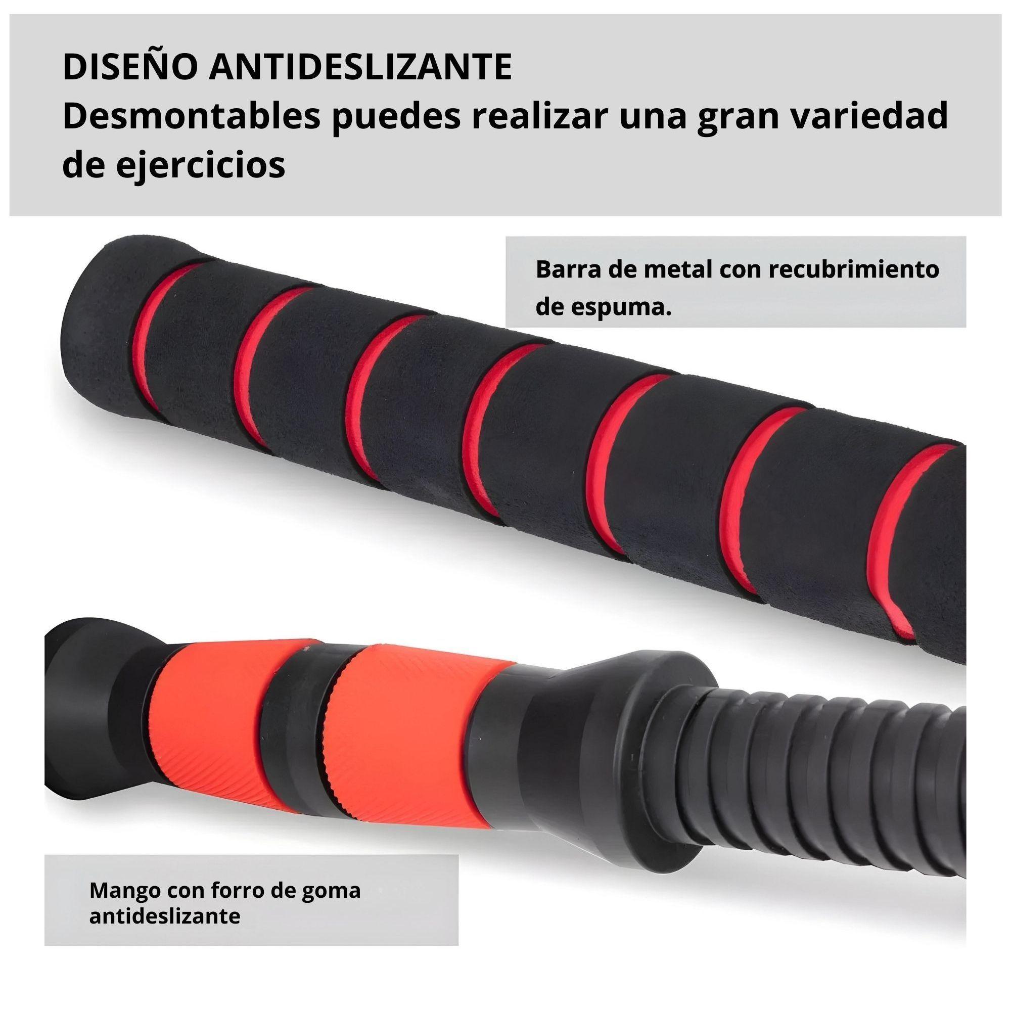 Mancuernas 10 kg Barra Ajustables Convertibles a barra -5