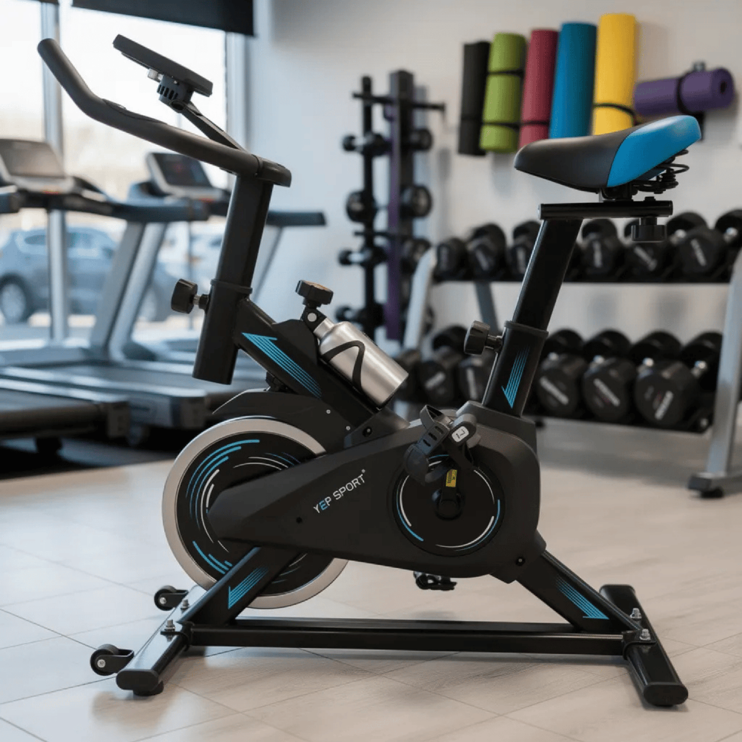 Bicicleta Spinning Yepsport Calipso Con Botella-3