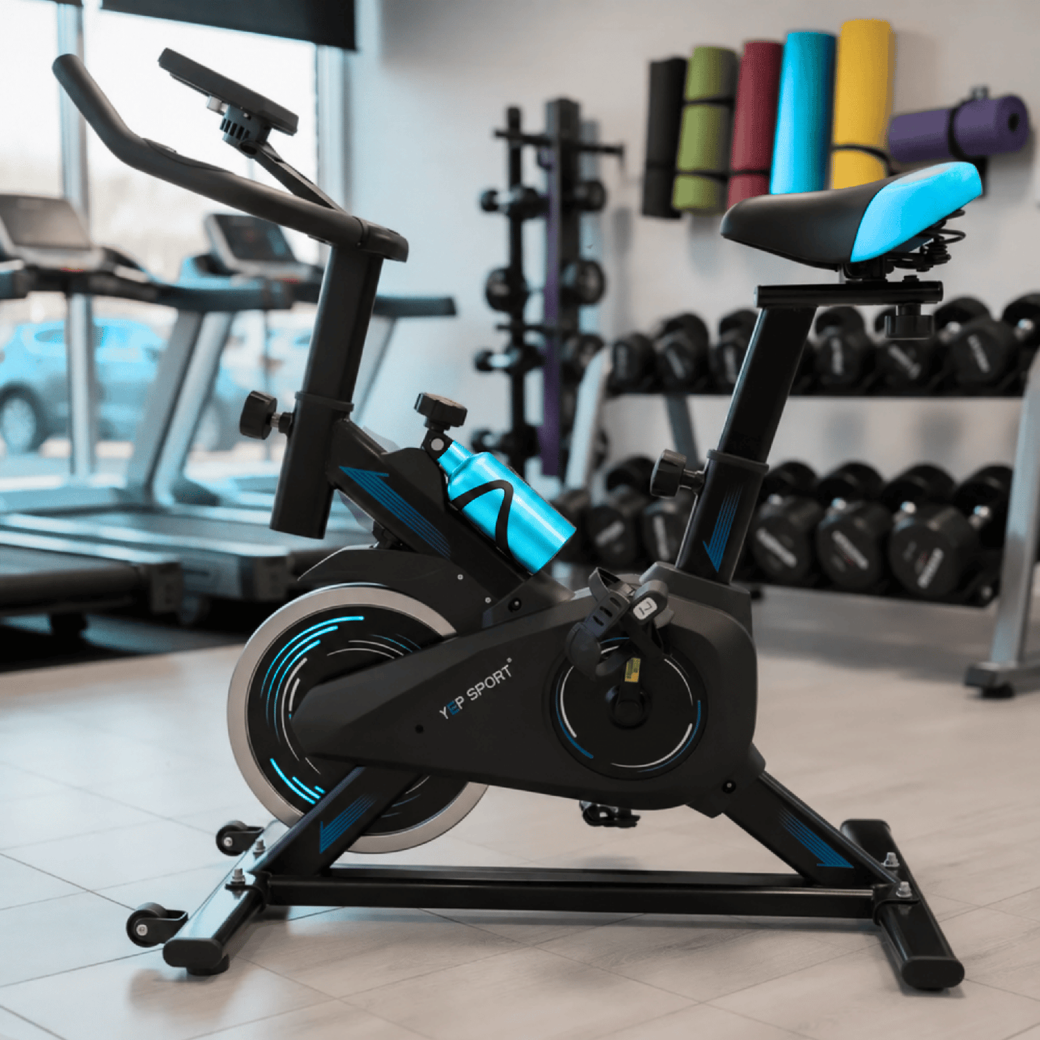 Bicicleta Spinning Yepsport Calipso Con Botella-3
