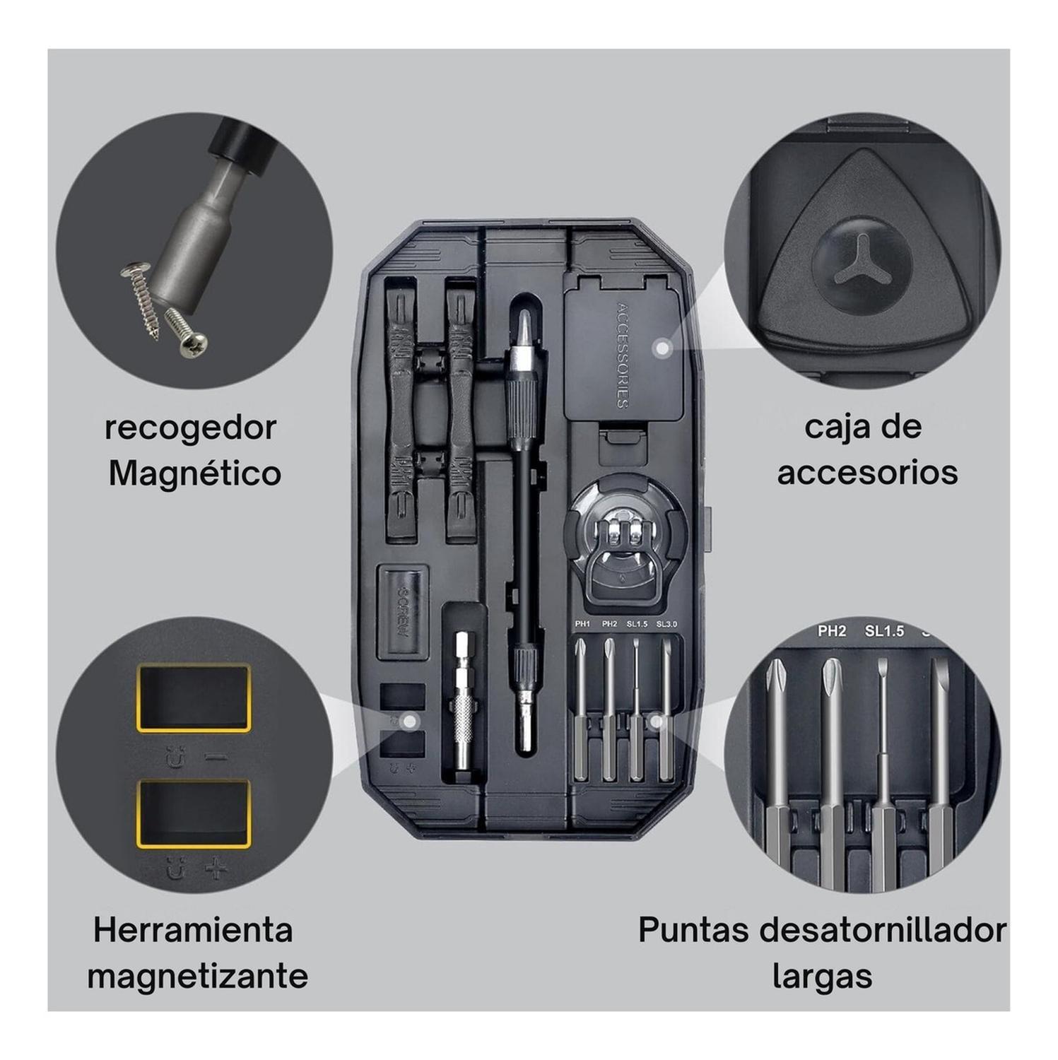 Juego Destornilladores De Precisión 153 Piezas En 1-5