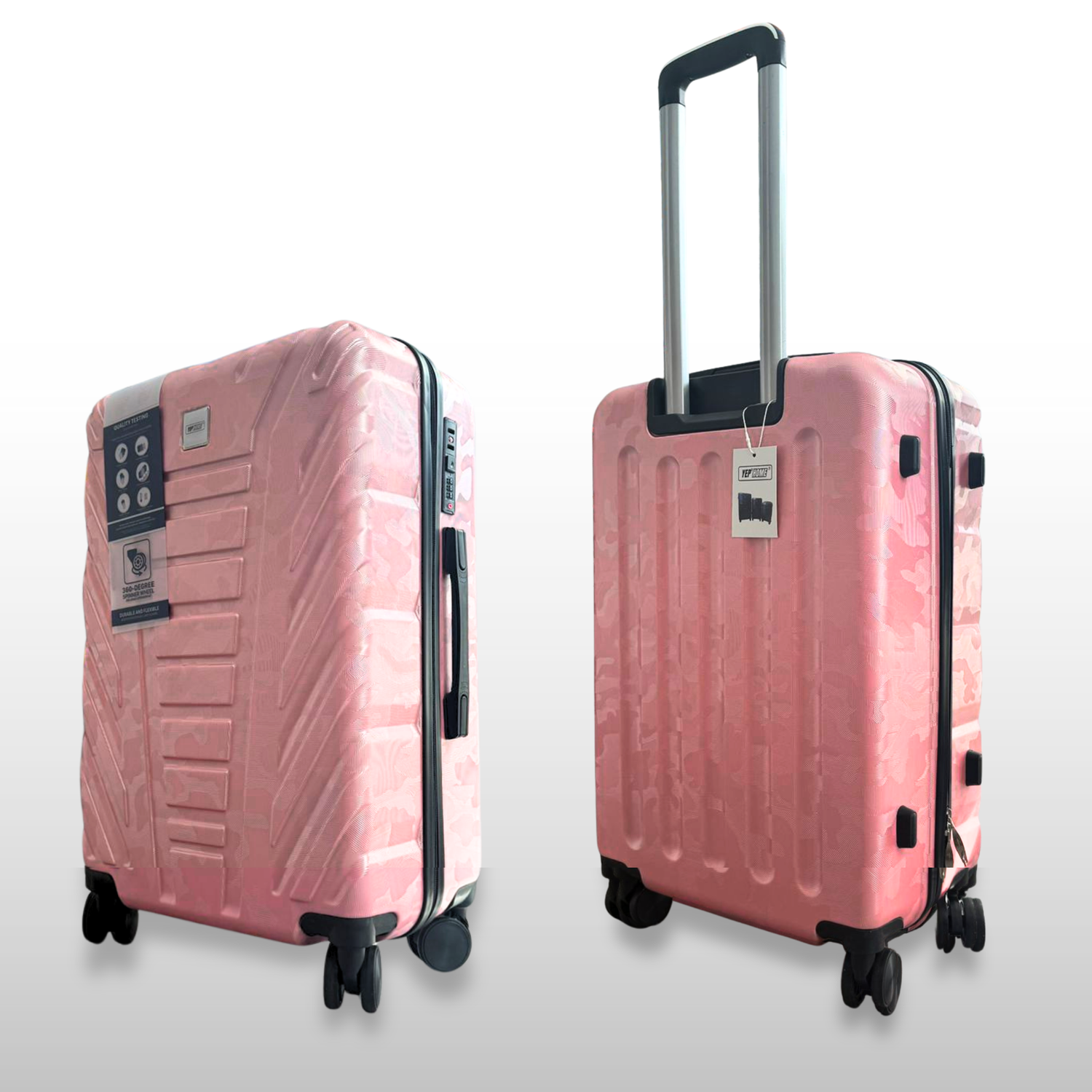 Maleta Cabina 10kg Oficial 35 x 23 x 55 cm Yephome Rosa-2