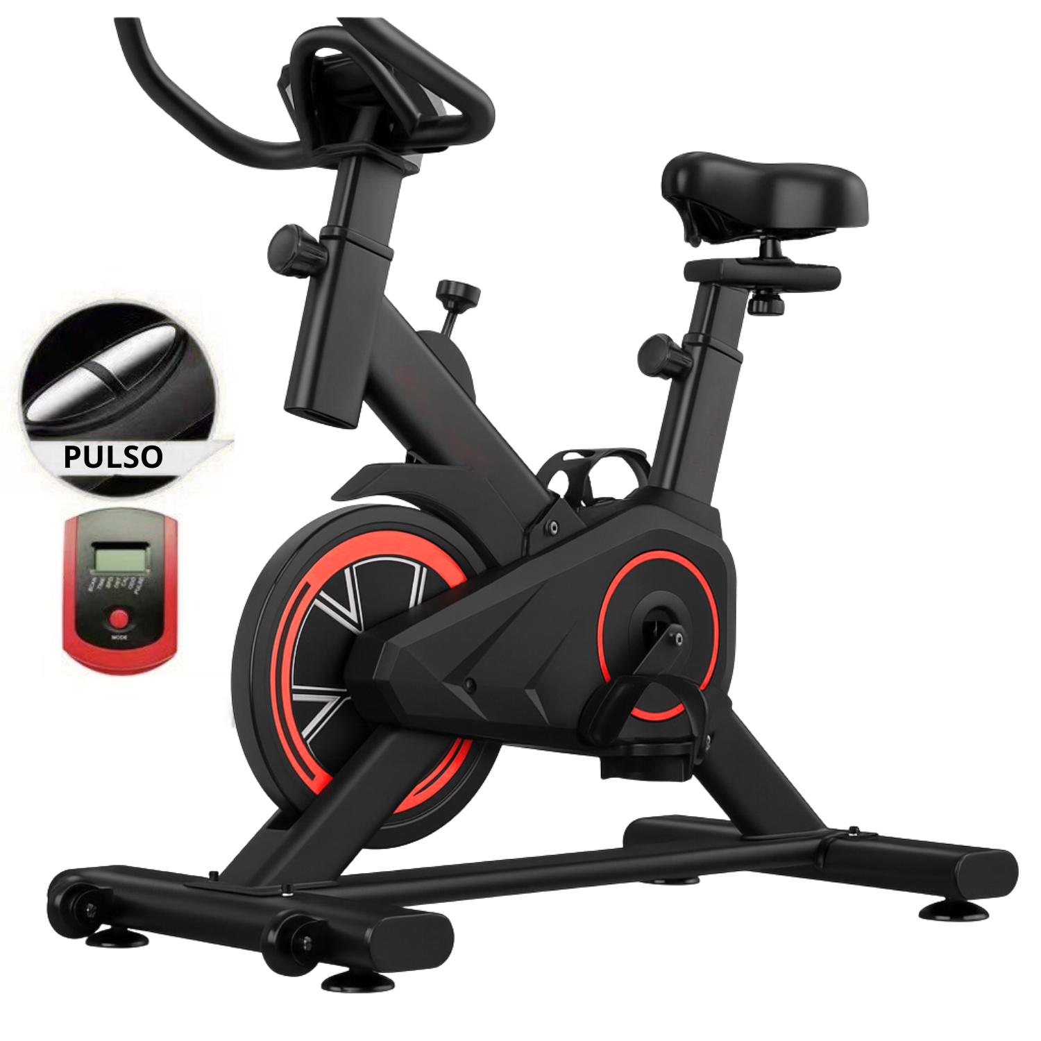 Bicicleta Spinning 6kg Con Monitor Yepsport-5
