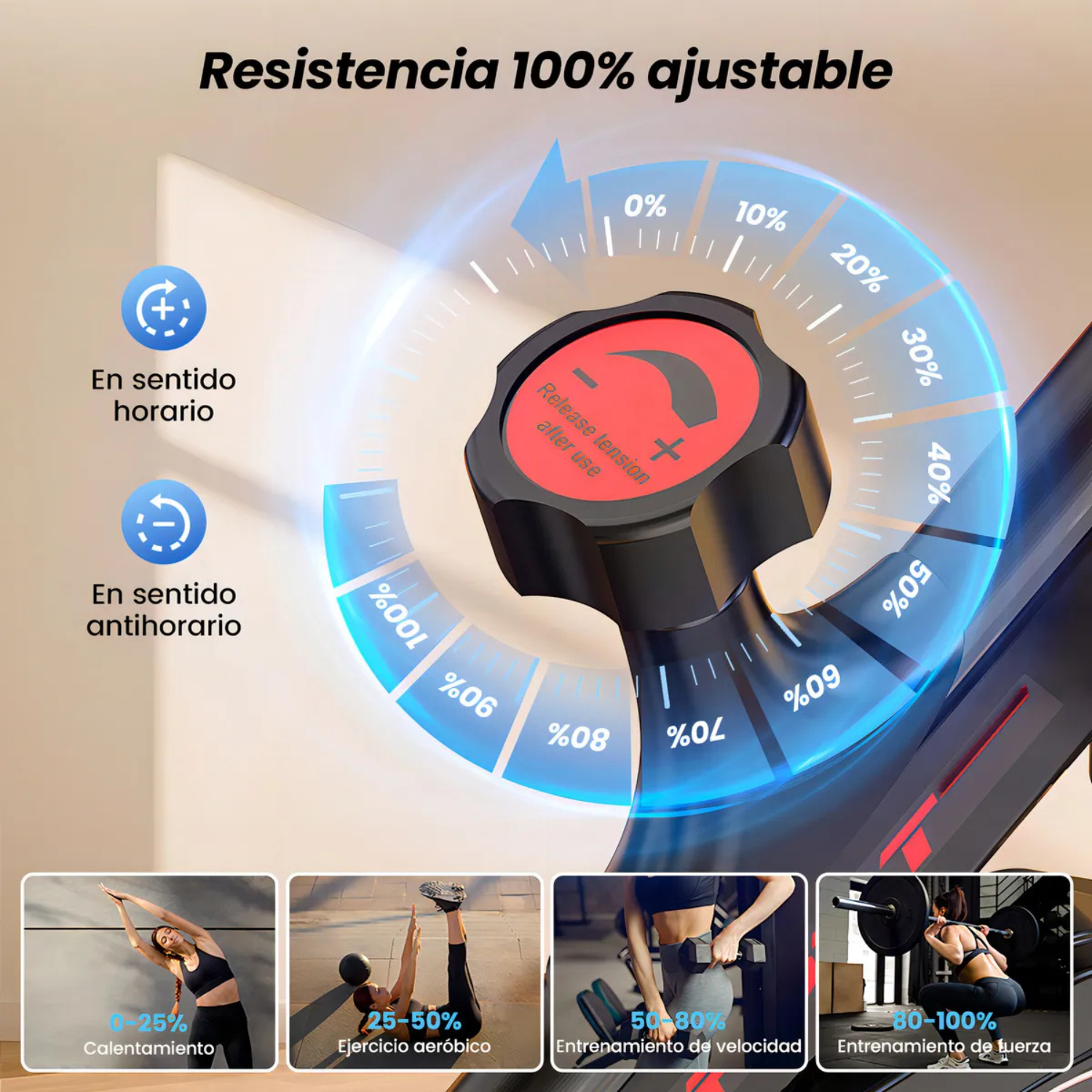 Bicicleta Spinning Resistencia 6kg Yepsport-2