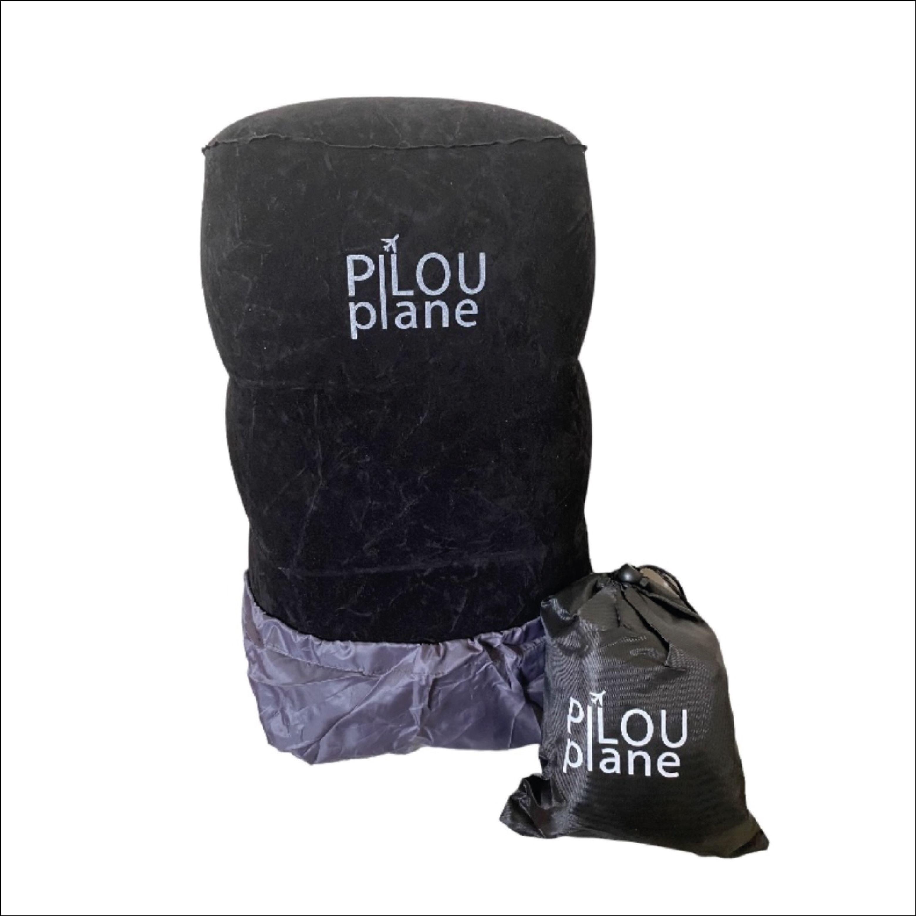 Pilouplane Cojín inflable para viajes, avión, auto, bus-3