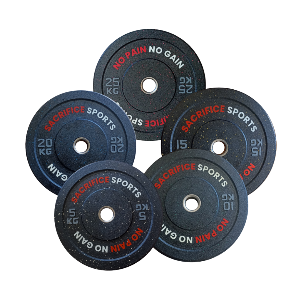 Prensa Dual 1044a + 120 Kg En Discos Olímpicos Crumb Bumper-2