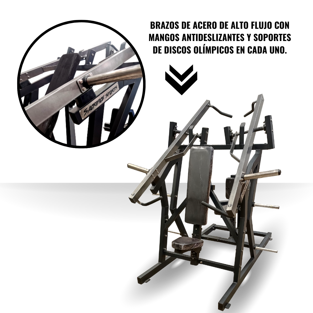 Máquina De Pecho y Espalda Iso Lateral 6005 Serie Hammer-4