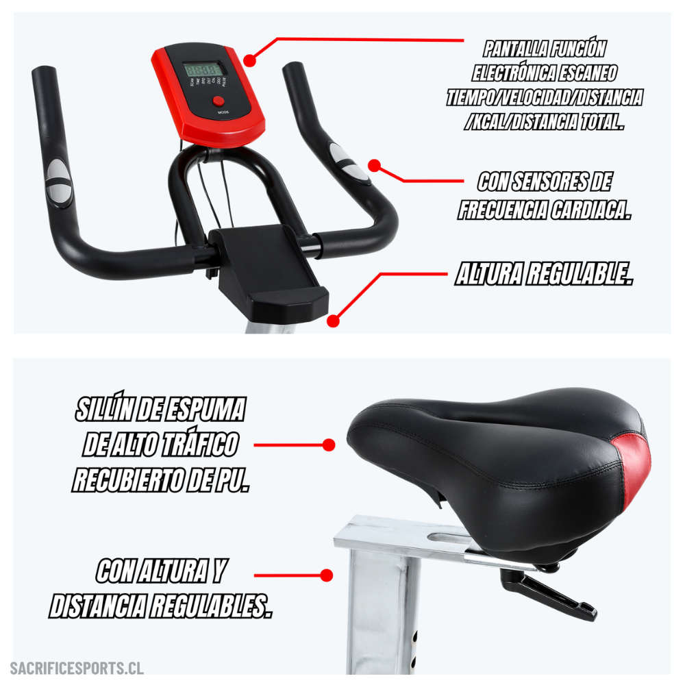 Bicicleta Spinning ES770N-2