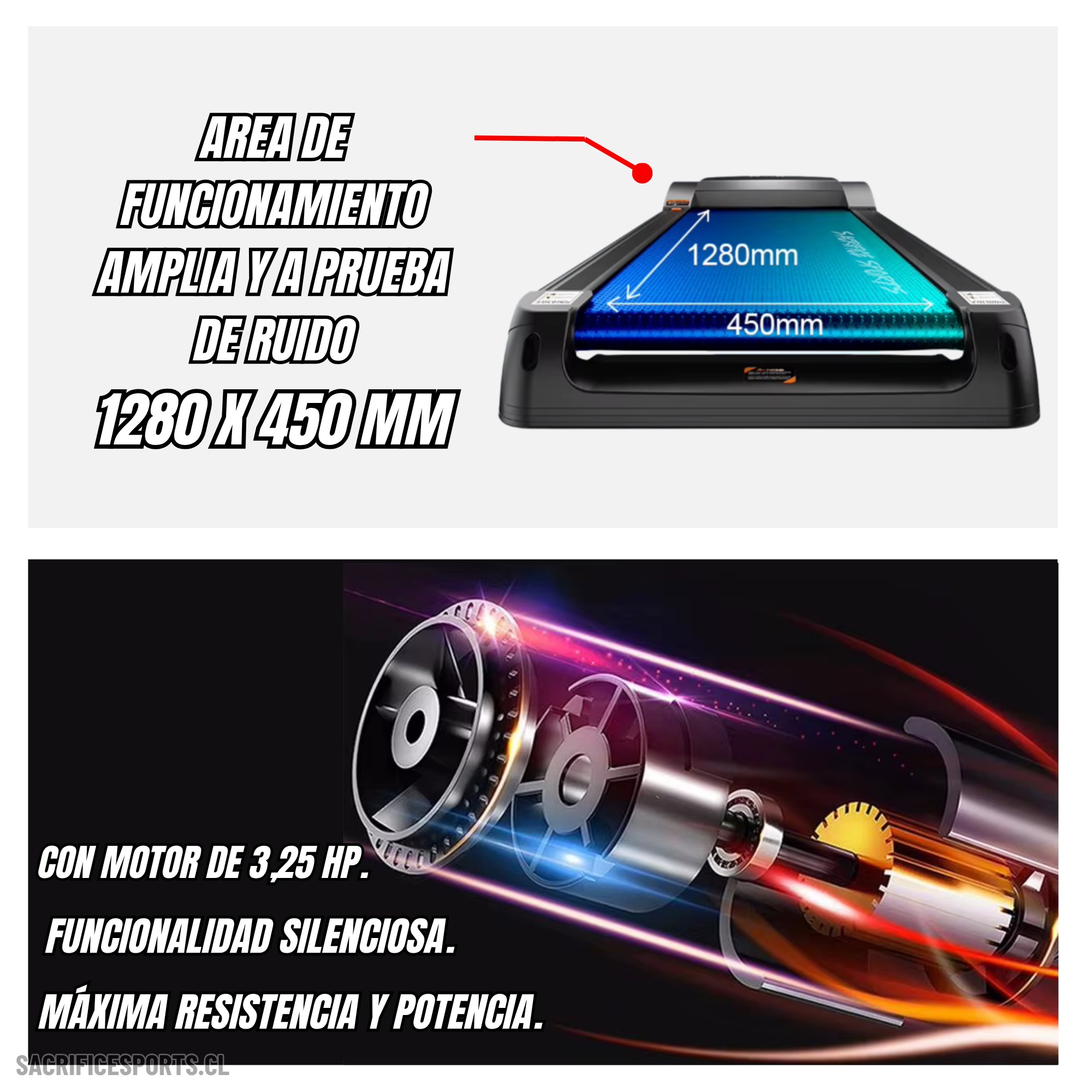 Trotadora Eléctrica CP-M5-3