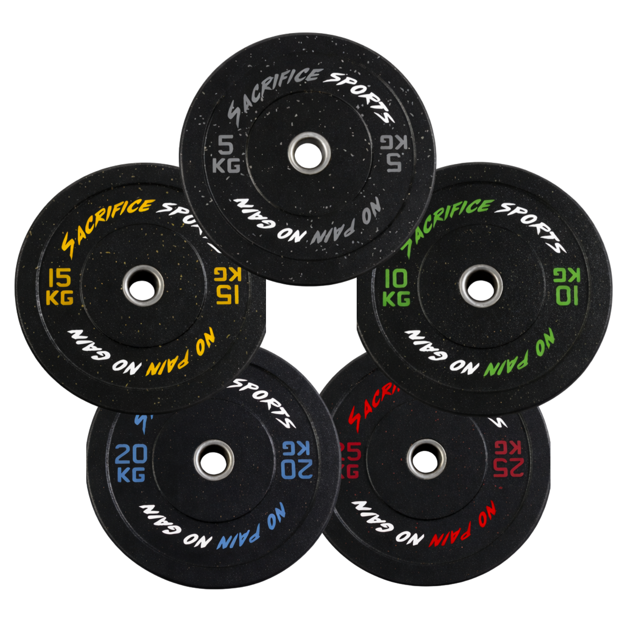 Discos Crumb Bumper Deluxe Sacrifice Sports Par 20 Kg-2