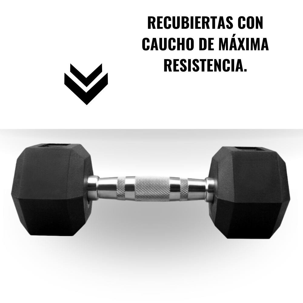 Par De Mancuernas Hexagonales 2,5 Kg de Alto Tráfico-3