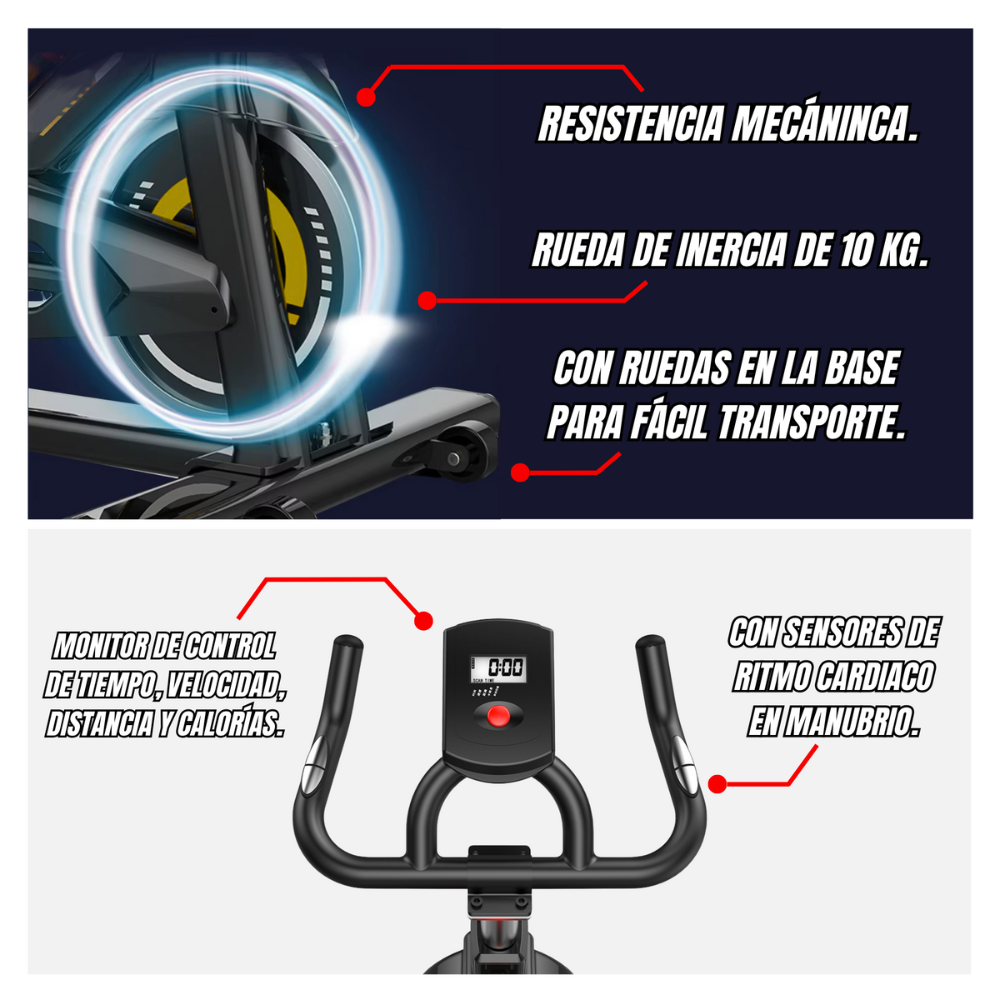 Bicicleta Spinning ES-7905B-3