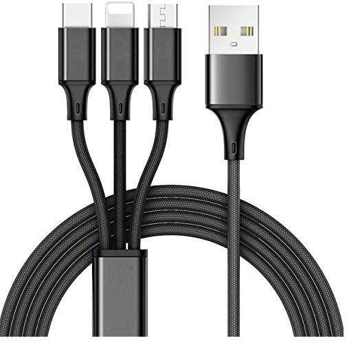 Cable Cargador Usb 3 en 1  Carga Rapida-0