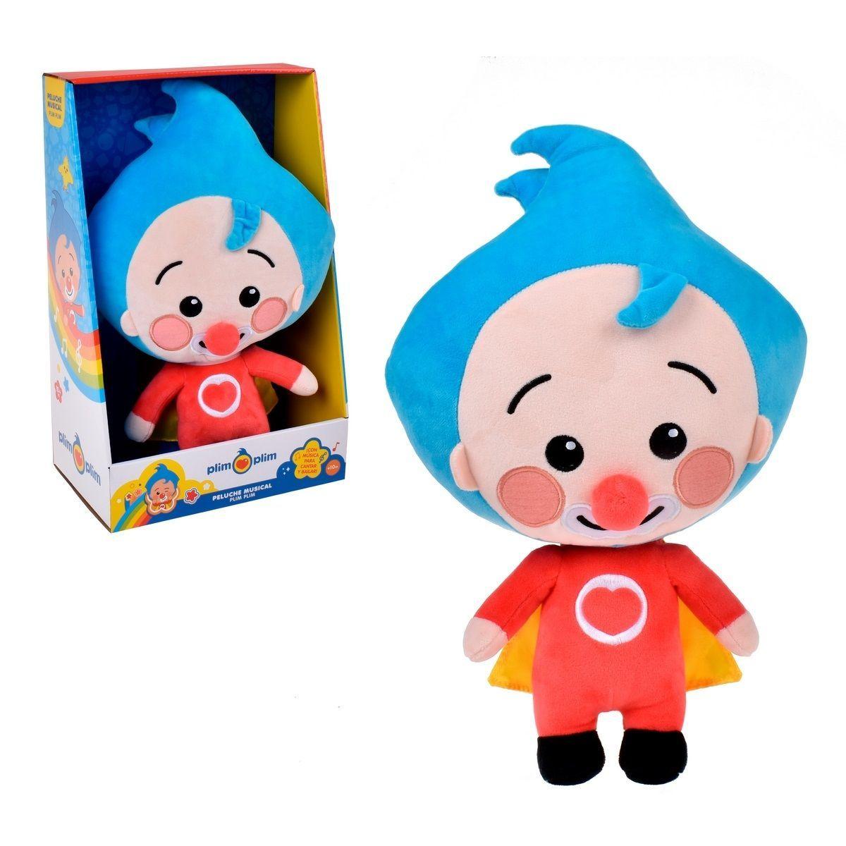 PELUCHE CON SONIDO 36 CM PLIM PLIM – PLIM PLIM MUSICAL ORIGINAL-0