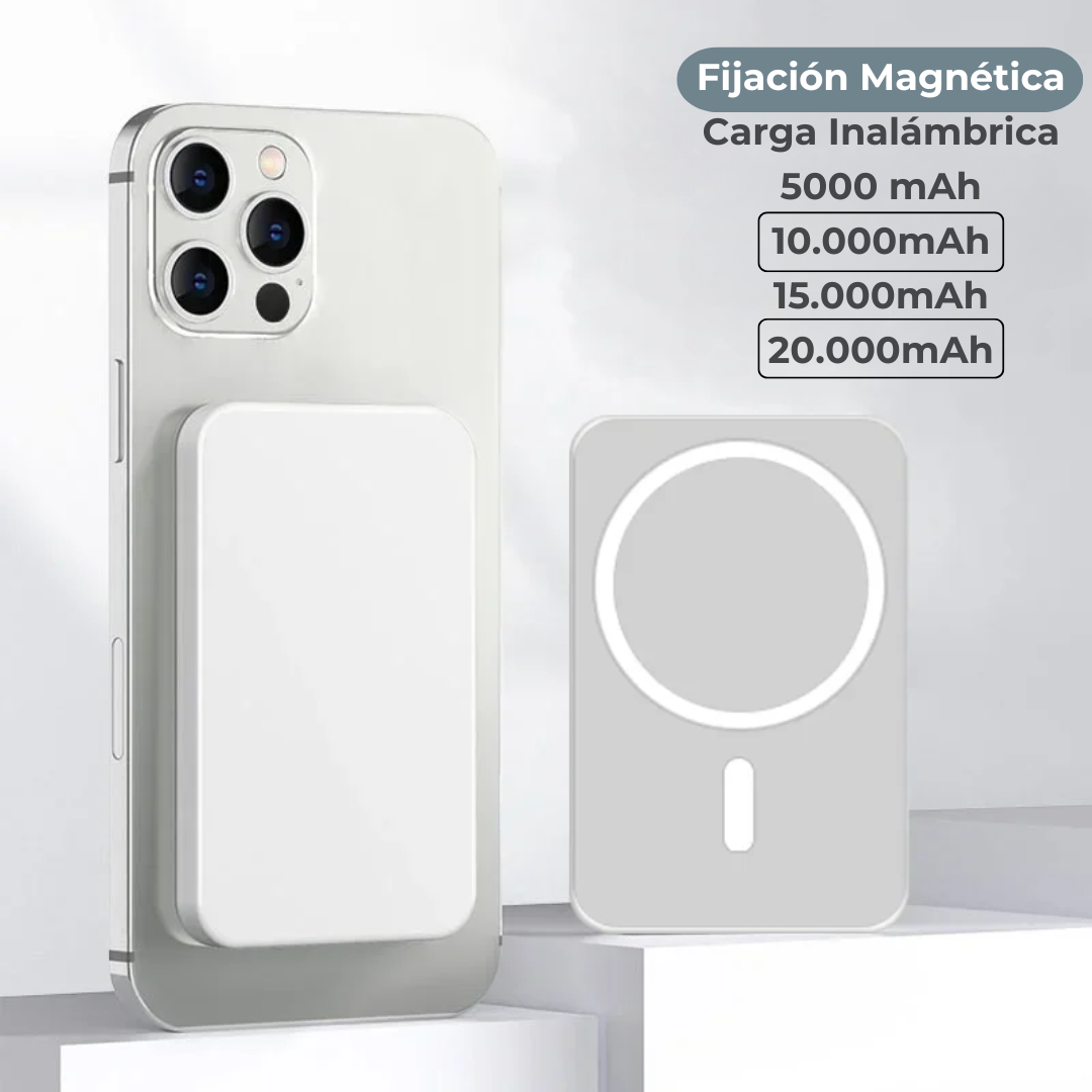 Batería Externa Inalámbrica Magnética Carga Rápida / Magsafe 15.000 mAh-2