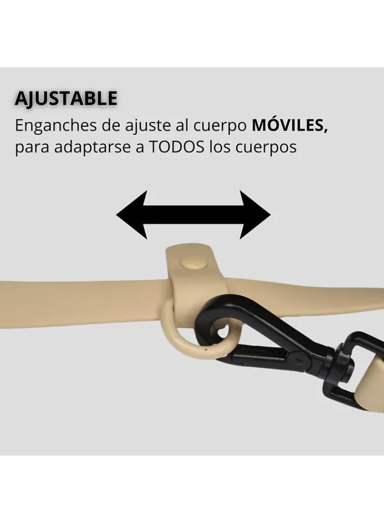 Petlounge Correa De Paseo Manos Libres Para Mascotas Perros - BEIGE-3