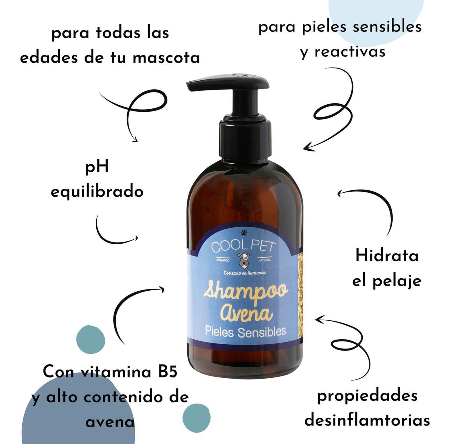 Shampoo Y Acondicionador Coolpet Perro Gato Pieles Sensibles - AVENA-3