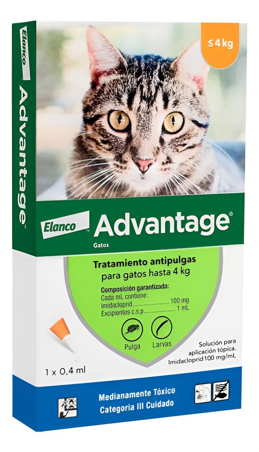 Elanco Antiparasitario Pipeta Advantage Para Gatos Menor 4kg-0
