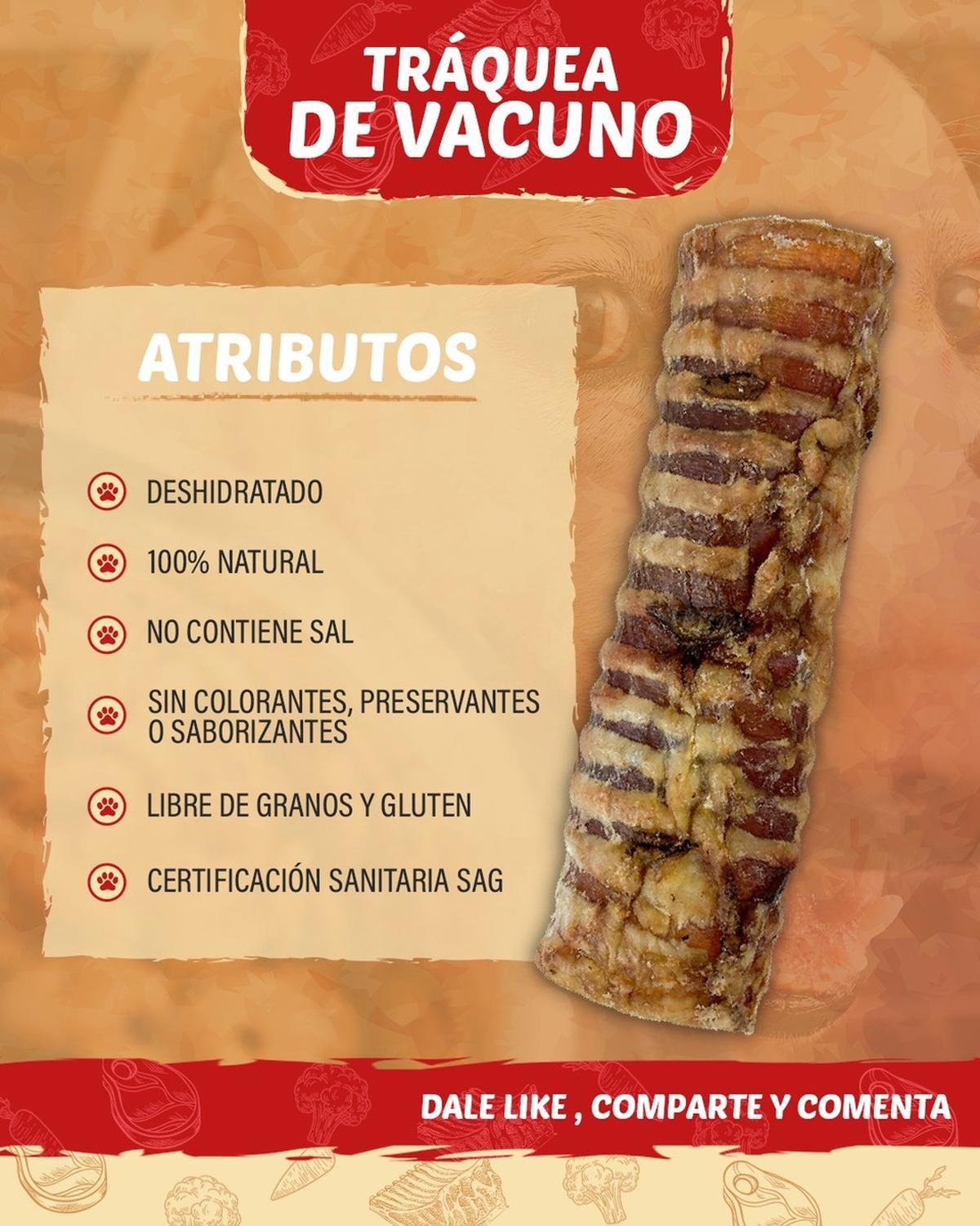 Barfood Traquea De Vacuno Snack Para Perros 100% Natural-5