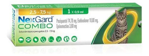 Nexgard Combo Pipeta Antiparasitario Para Gato 2.5 A 7.5kg-4
