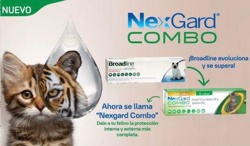 Nexgard Combo Pipeta Antiparasitario Para Gato 2.5 A 7.5kg-6