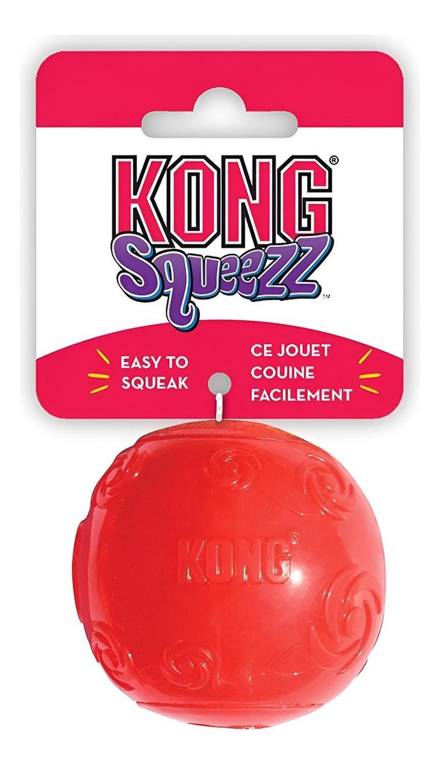Juguete Pelota Para Perro Kong Squeezz Ball Talla L-6