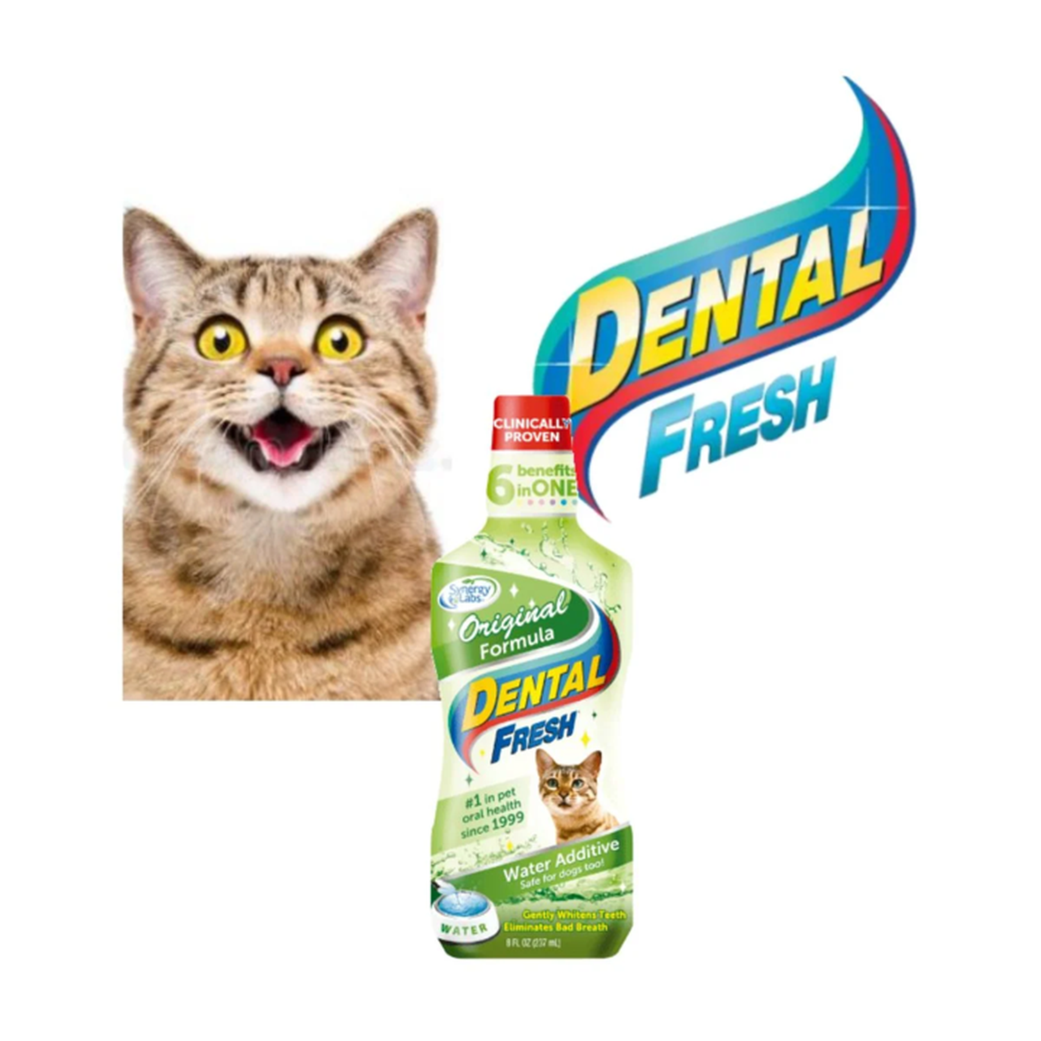 Dental Fresh Para Mascotas Gato Aditivo Para Agua 237ml-2