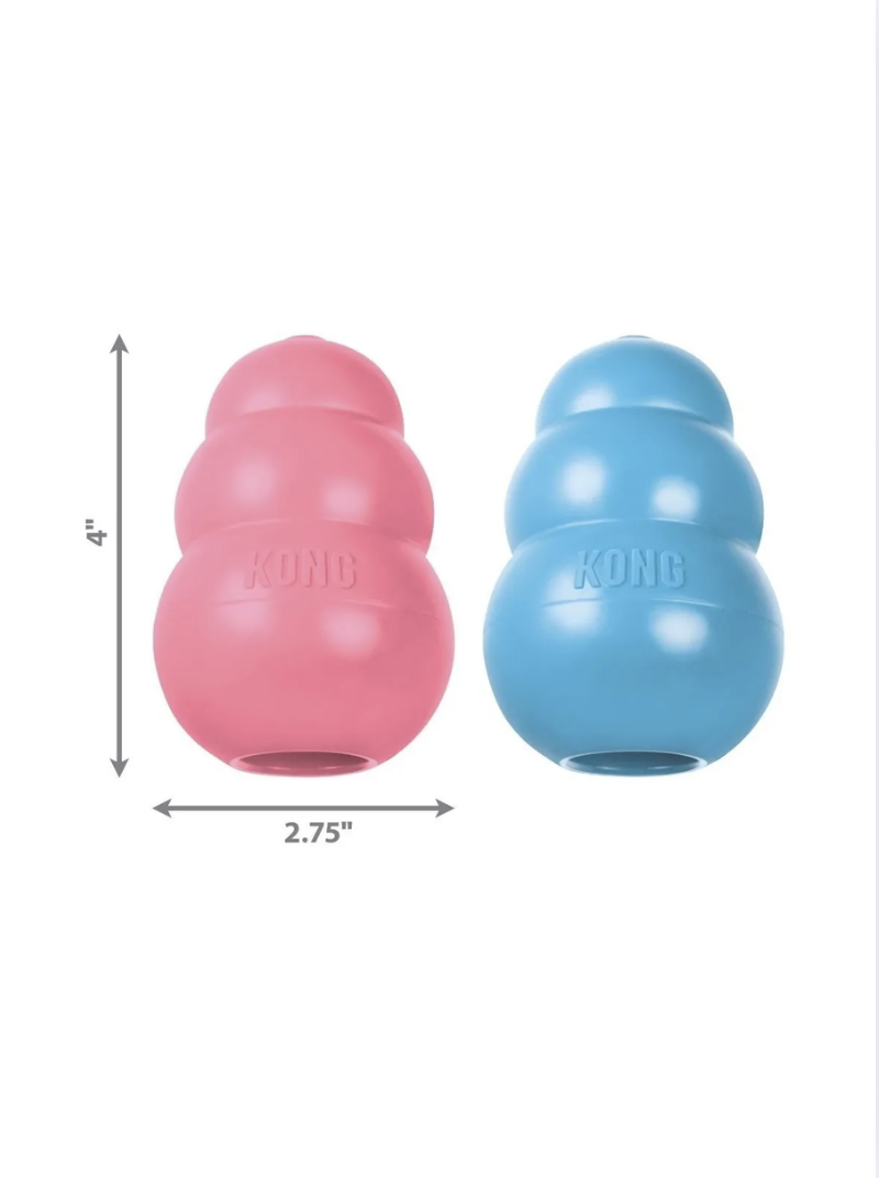 Juguete Kong Puppy Para Perros Cachorros Talla L 13-30 Kg - ROSADO-2