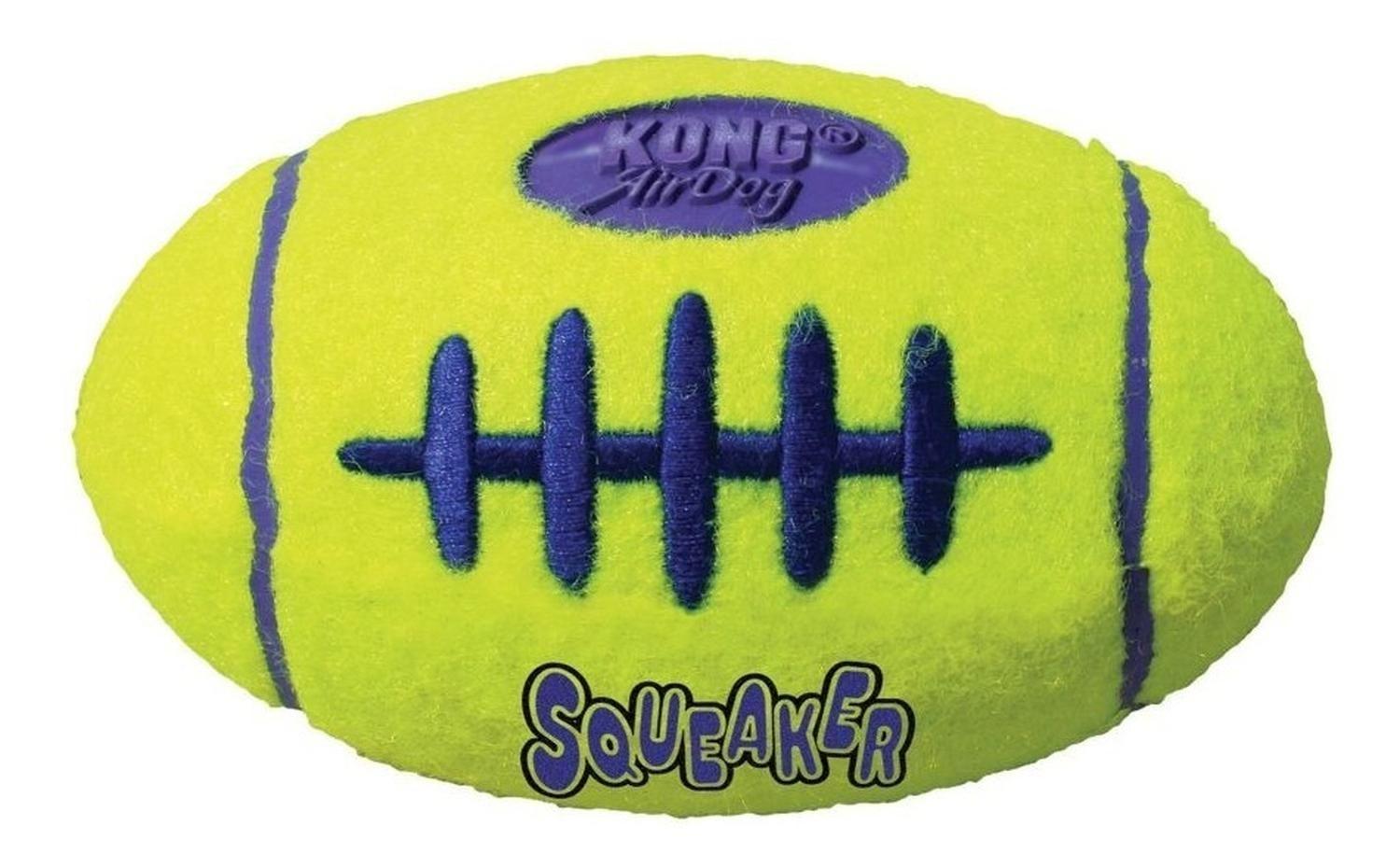Juguete Para Perro Con Sonido Kong Air Dog Football Rugby S - AMARILLO-2
