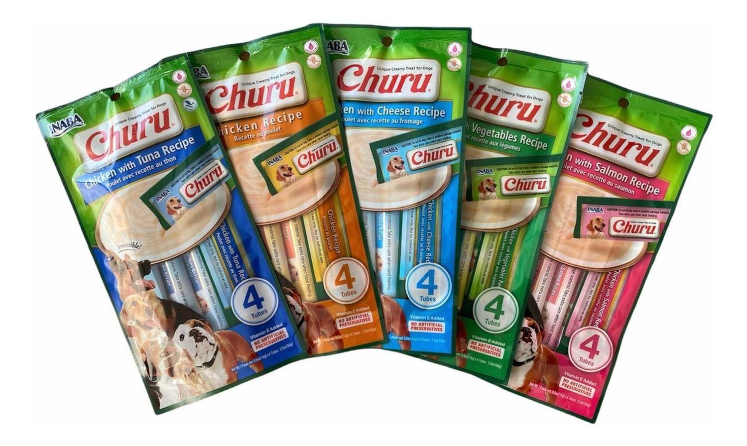 Snack Para Mascotas Churu Perros Premios 14g X 4 Tubos (56g)-1