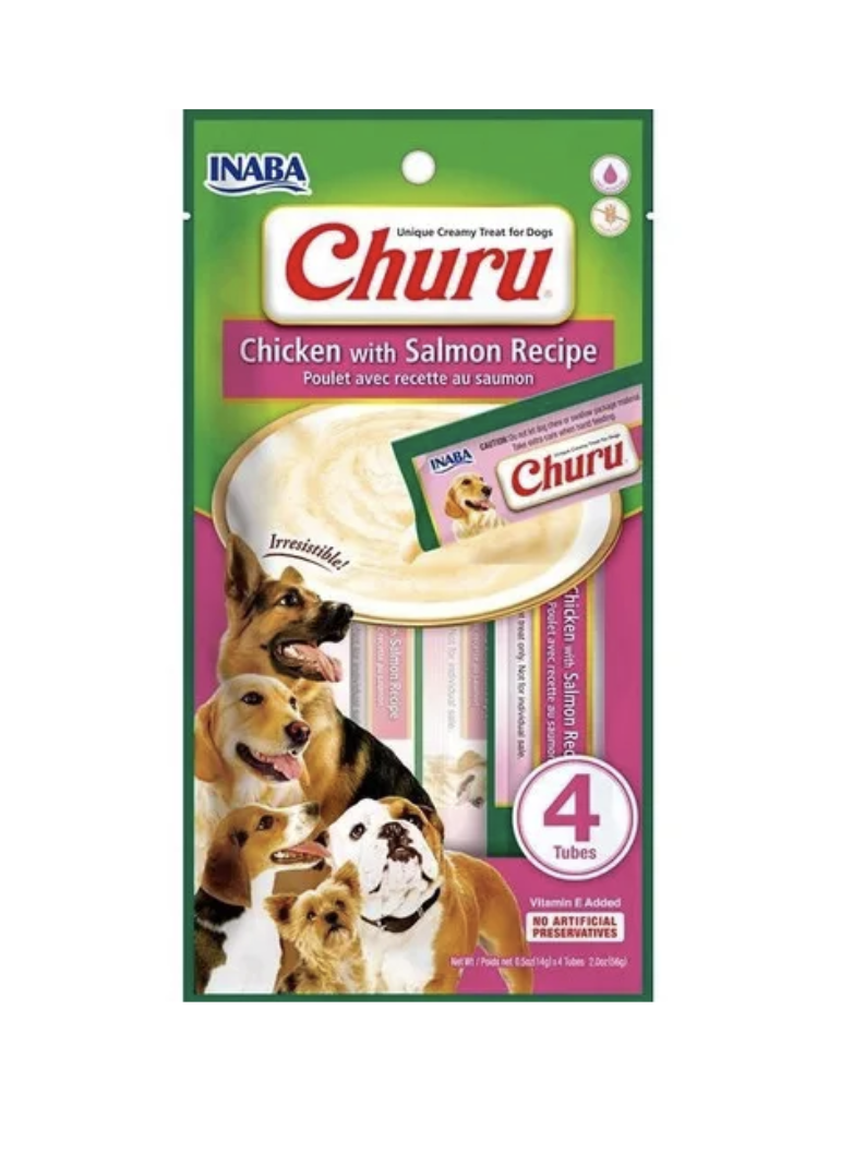 Churu Snack Para Perros Premios 24 Tubos 14g C/u-2
