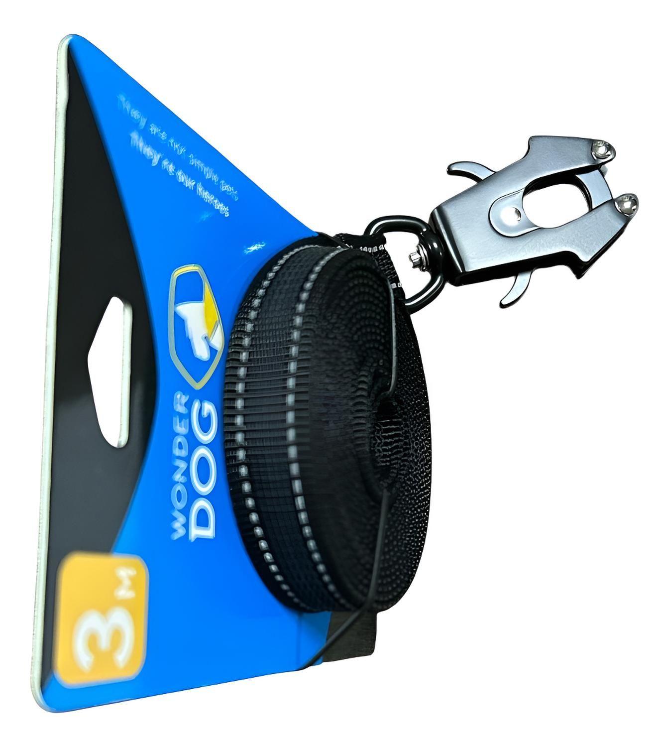 Wonder Dog Correa De Paseo Tactic Para Perros Reflectante 3m Negro-3