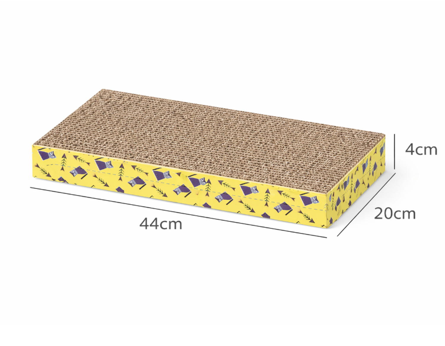 X2 Rascadores + Catnip Para Gato De Cartón Reciclado-2