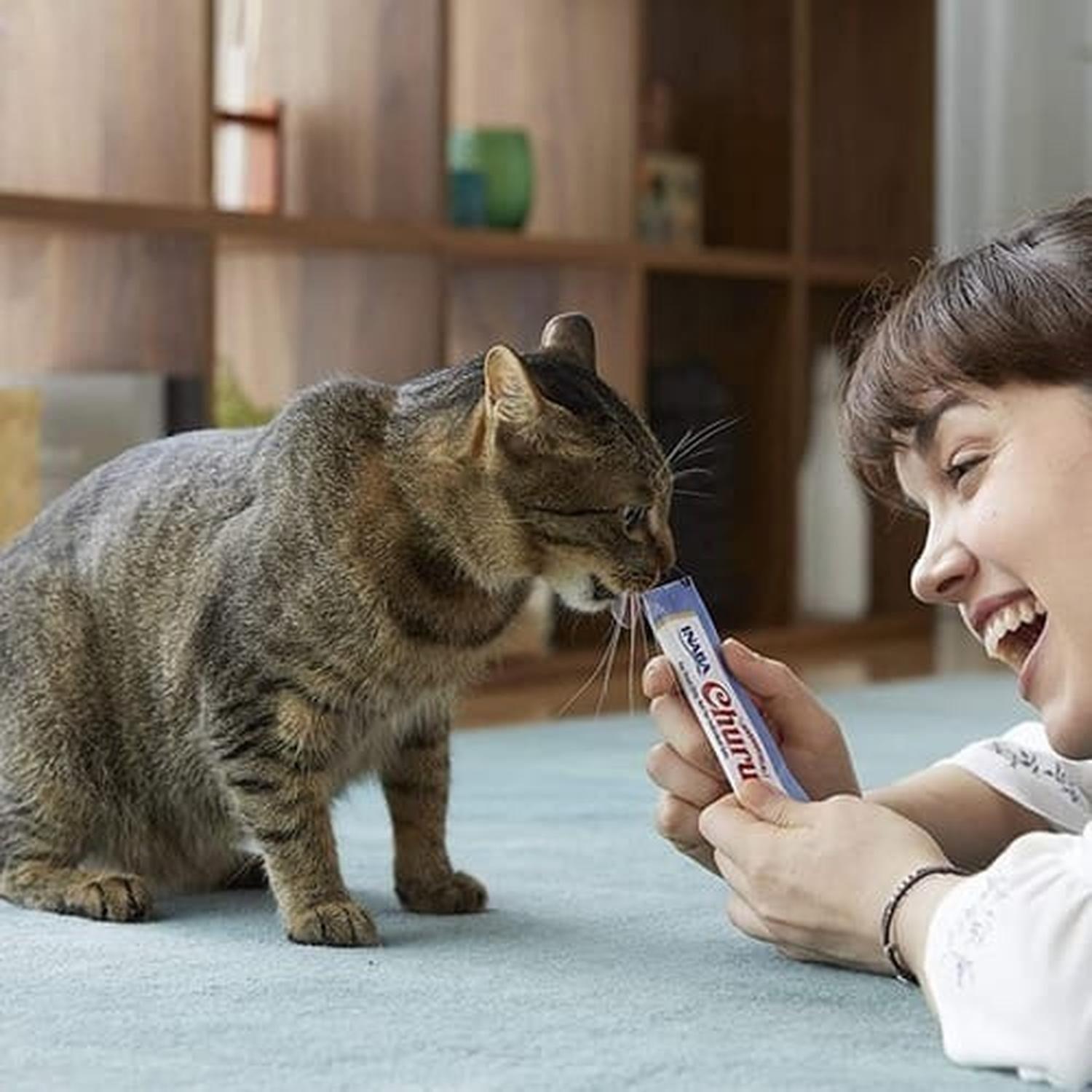 Churu Snack Para Gato Tarro Atún Variedades 50 Tubos-3