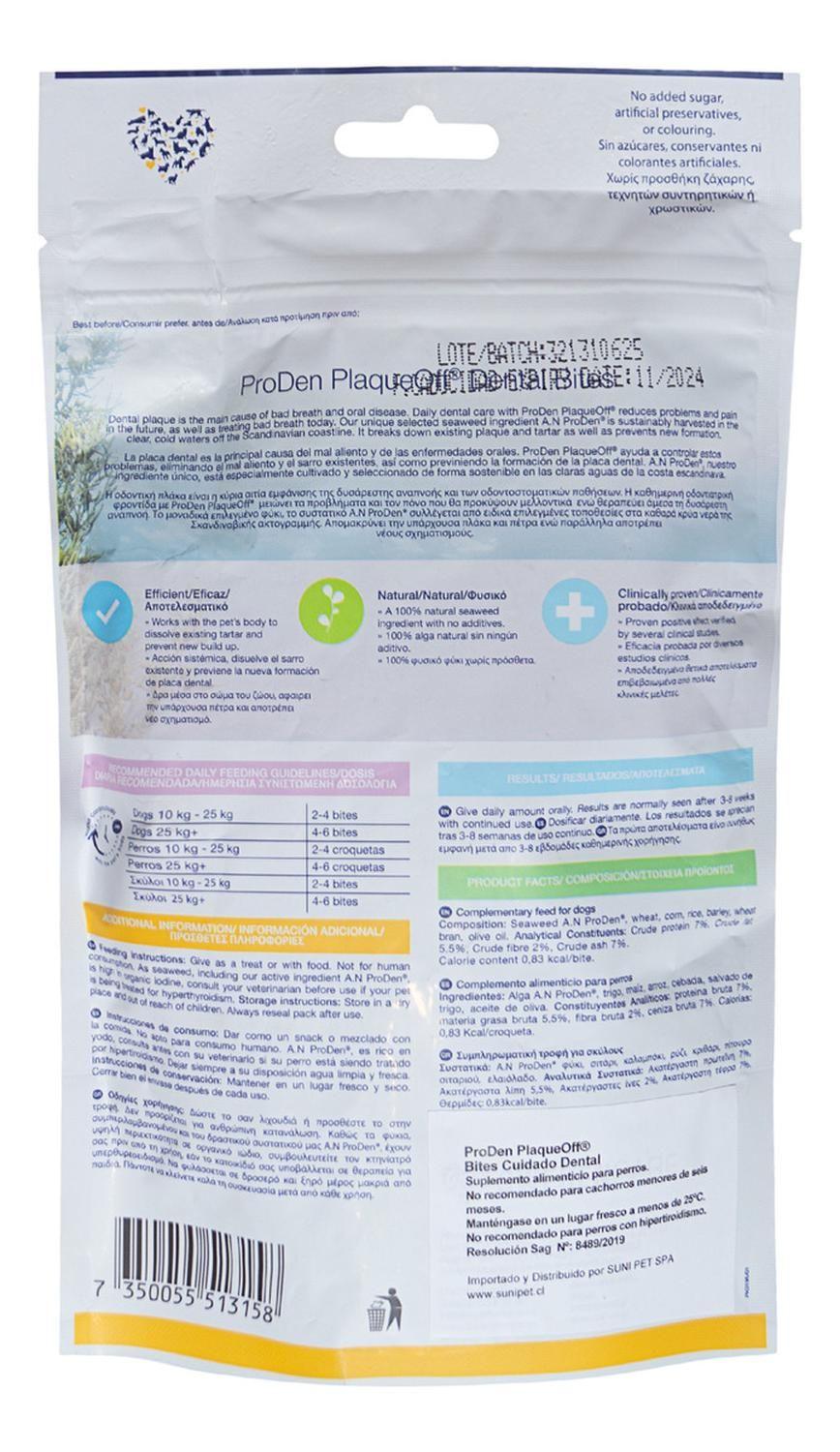 Plaqueoff Snack Bites Cuidado Dental Perros Medianos Grandes-5