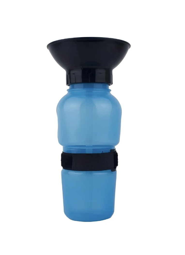 Bebedero Termo Portátil Botella De Agua Para Perros Y Gatos - AZUL-0