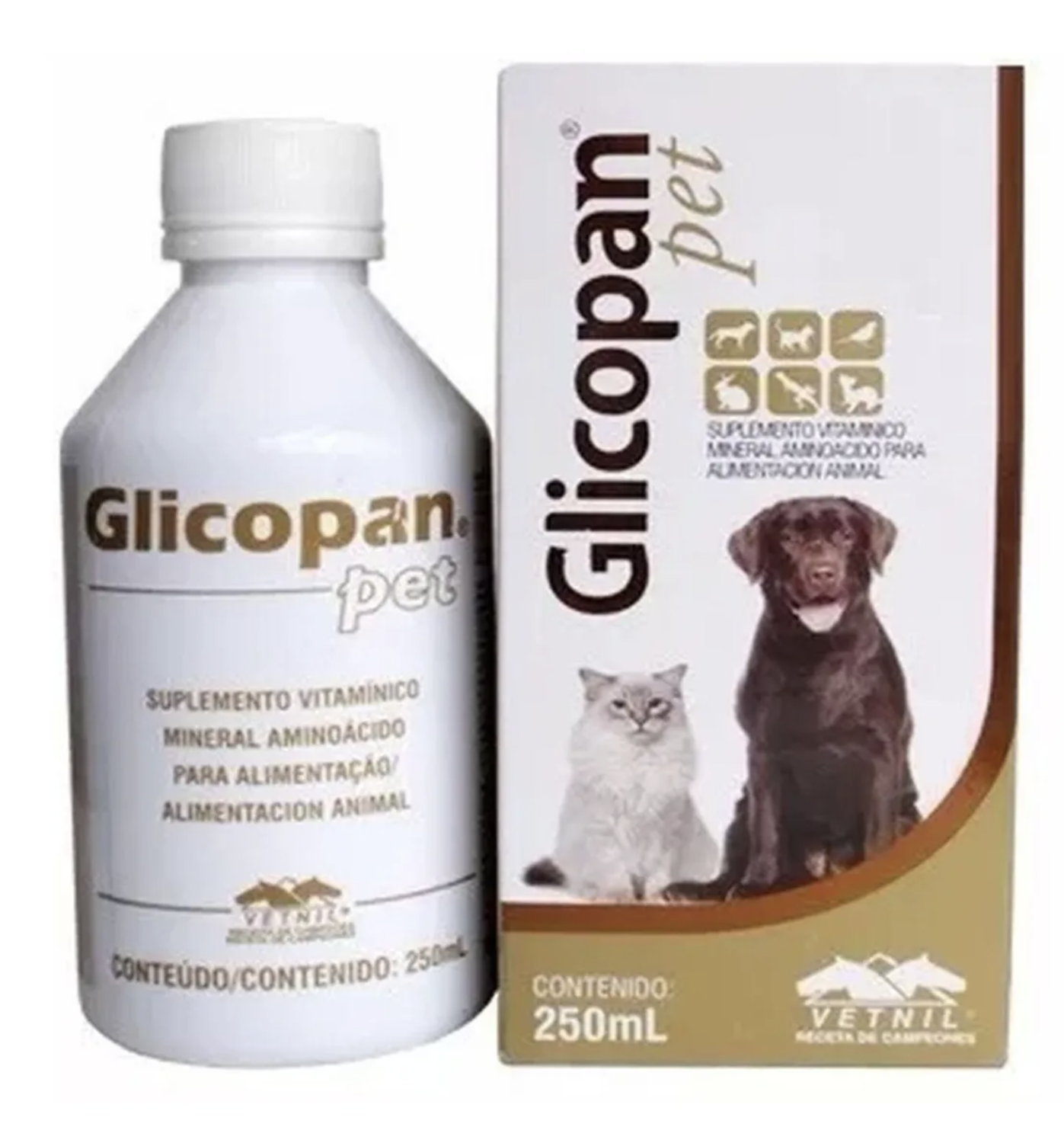 Glicopan Pet Suplemento Perros Y Gatos 250 Ml-2
