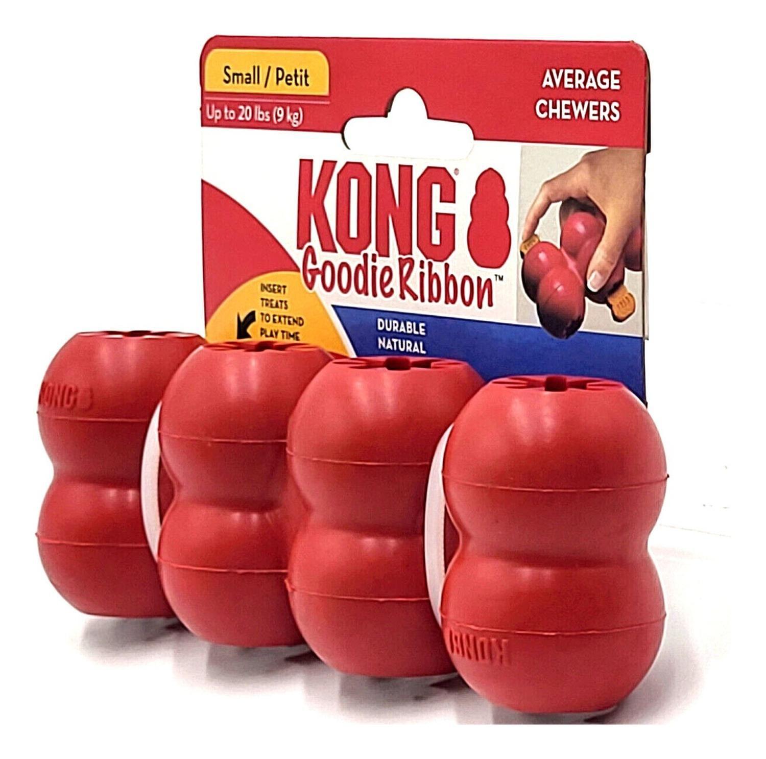 Juguete Rellenable Kong Goodie Ribbon Talla S Hasta 9 Kg-2