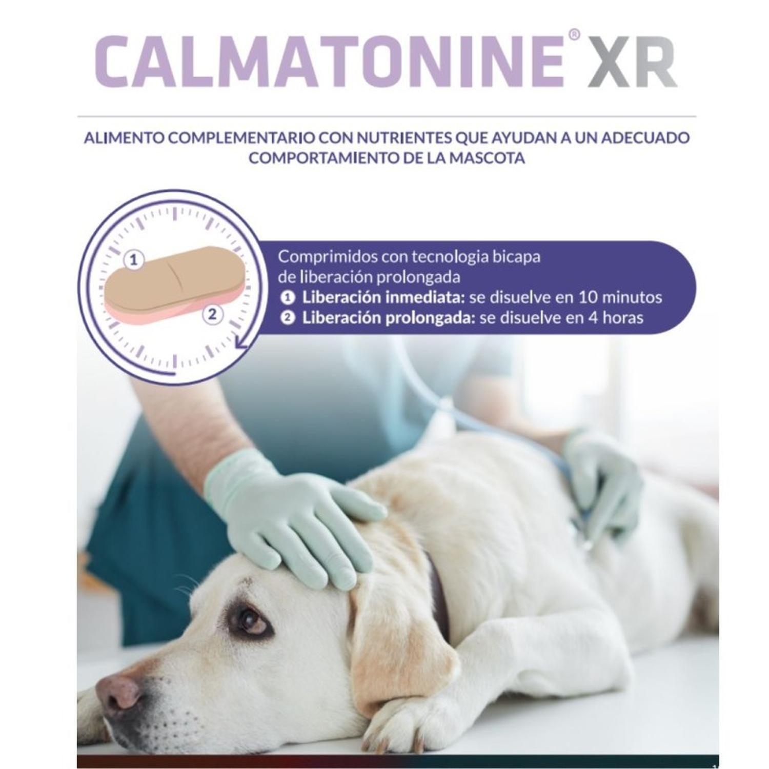 Calmatonine Xr Suplemento Para Mascotas Perro Gato 10c-2