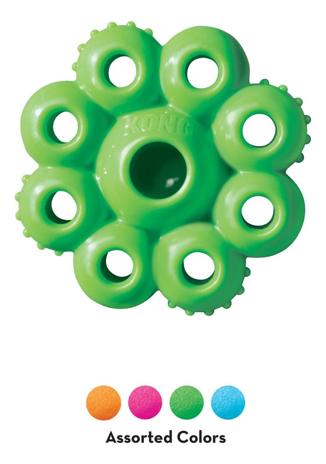 Kong Quest Star Pod Juguete Rellenable Limpia Diente Talla L-8