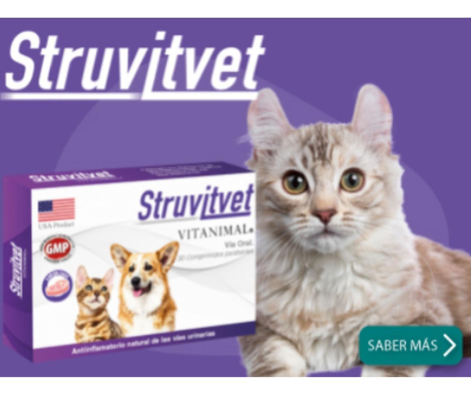 Struvitvet 30 Comprimidos Suplemento Para Perros Y Gatos-2
