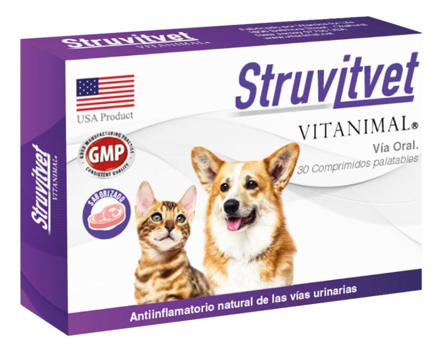 Struvitvet 30 Comprimidos Suplemento Para Perros Y Gatos-6