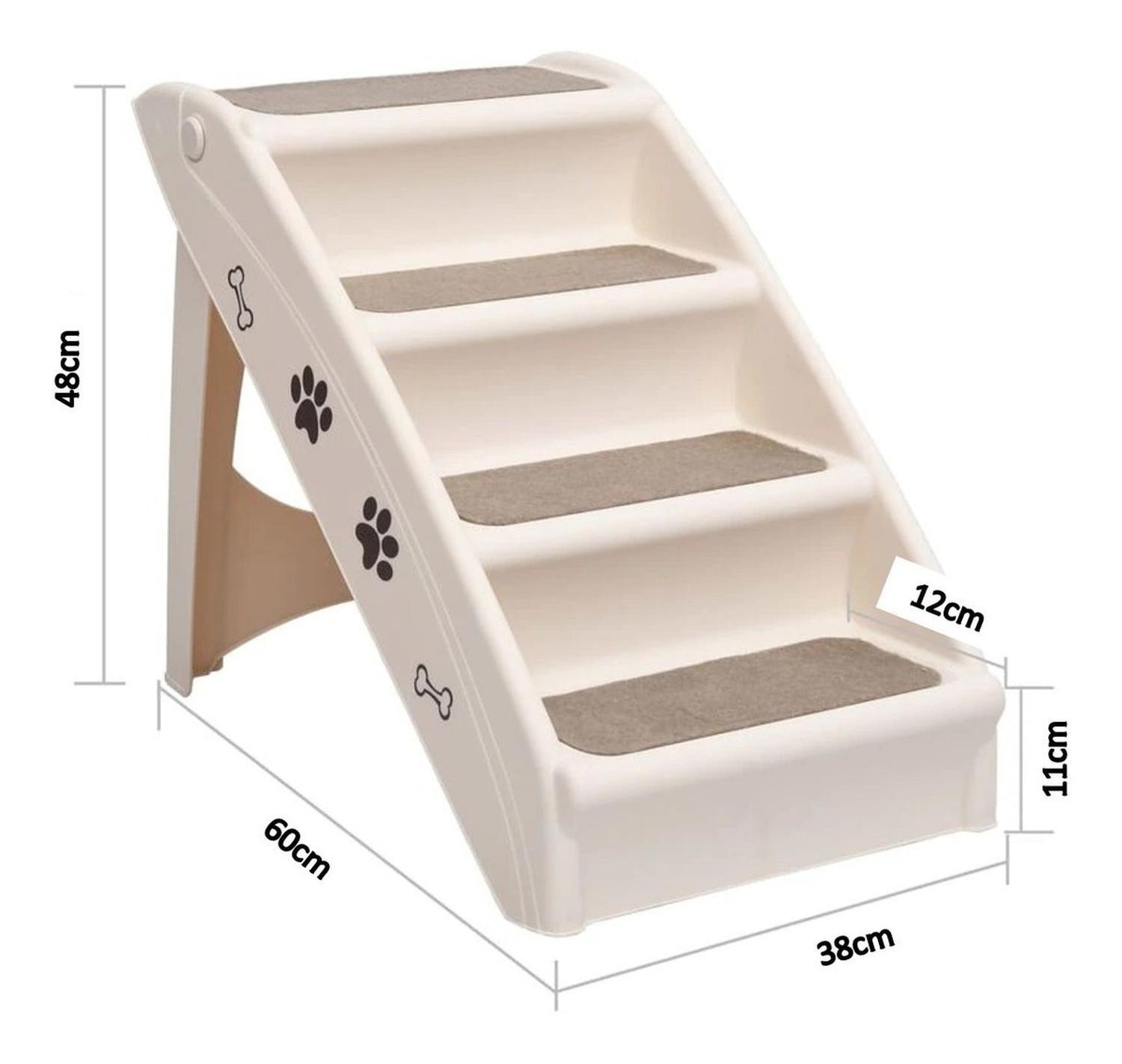 Escalera Para Mascotas Pequeñas Perros Gatos De 4 Pasos-2